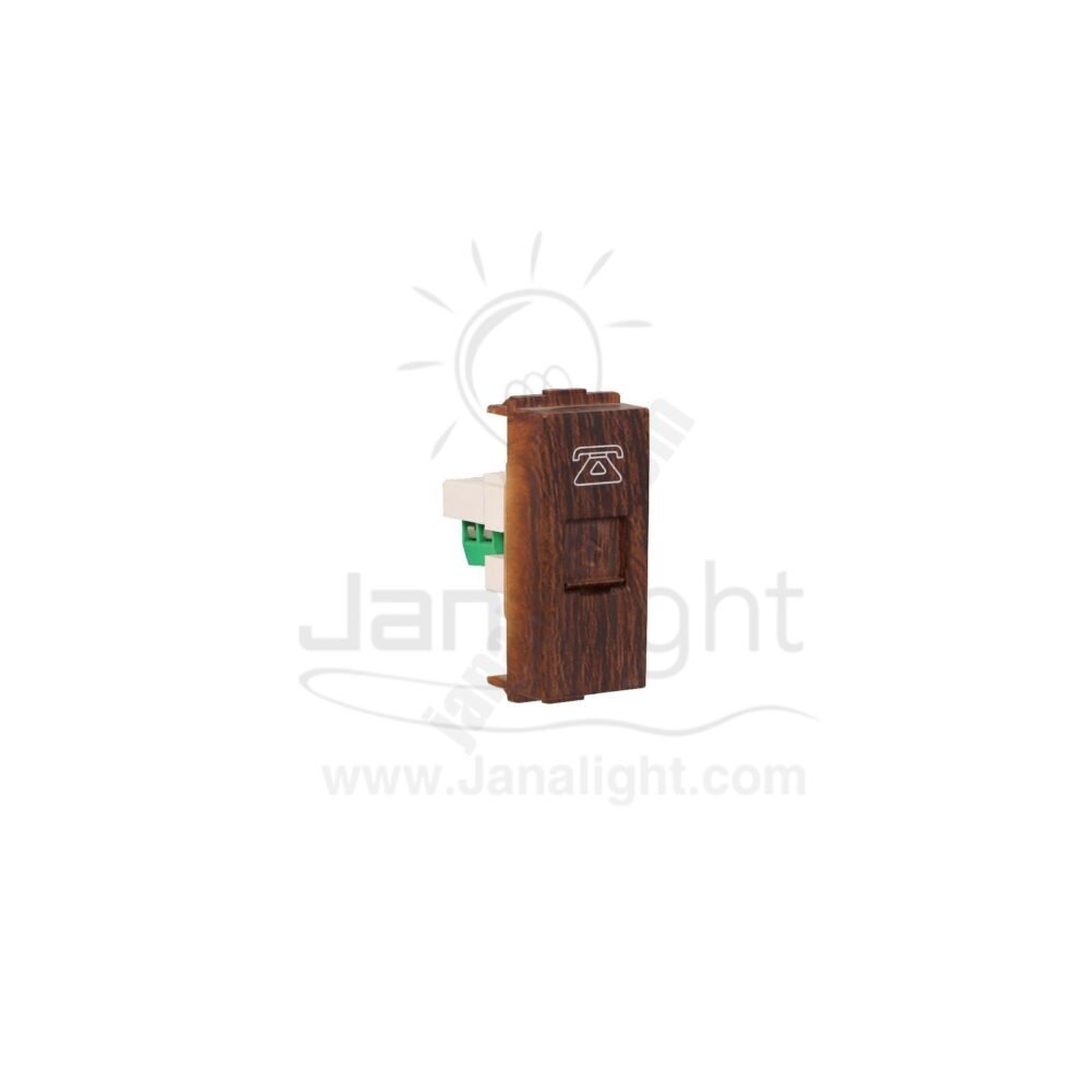 بريزة تلفون خشبي فورميكا SANSHE Formika Phone Socket Sanshe